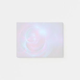 Blauw Violet en roze Cosmic Swirly fractal Post-it® Notes