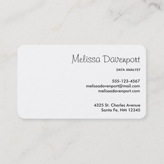 Blauw Violet en roze Cosmic Swirly fractal Visitekaartje (Achterkant)