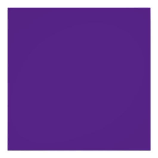 Blauw-violet (kleurenwiel) (stevige kleur) foto afdruk (Voorkant)