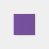Blauw-violet (kleurenwiel) (stevige kleur) post-it® notes (Voorkant)