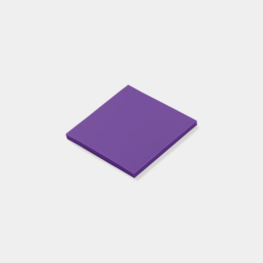 Blauw-violet (kleurenwiel) (stevige kleur) post-it® notes (Schuin)