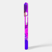 Blauw Violet Kleurrijke grunge textuur Case-Mate iPhone Case (Achterkant / Links)