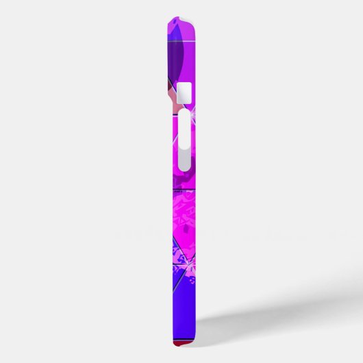 Blauw Violet Kleurrijke grunge textuur Case-Mate iPhone Case (Achterkant / Links)