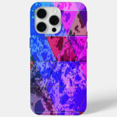 Blauw Violet Kleurrijke grunge textuur Case-Mate iPhone Case (Achterkant)