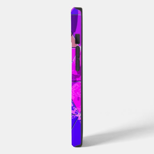 Blauw Violet Kleurrijke grunge textuur Case-Mate iPhone Case (Achterkant / Links)