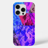 Blauw Violet Kleurrijke grunge textuur Case-Mate iPhone Case (Achterkant)