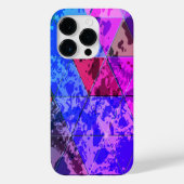 Blauw Violet Kleurrijke grunge textuur Case-Mate iPhone Case (Achterkant)