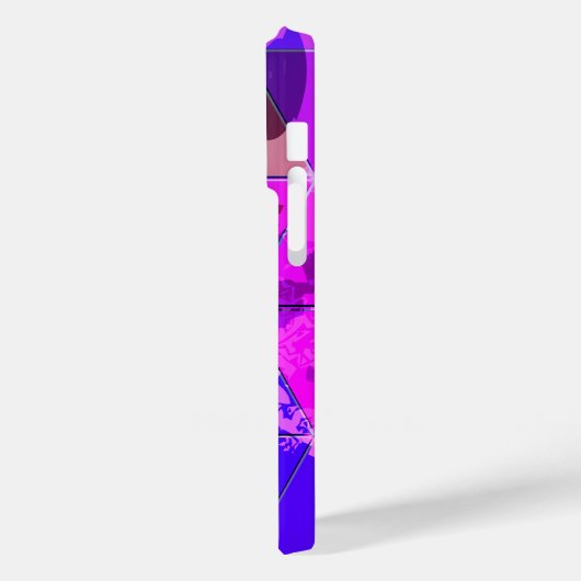 Blauw Violet Kleurrijke grunge textuur Case-Mate iPhone Case (Achterkant / Links)