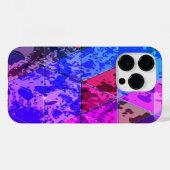 Blauw Violet Kleurrijke grunge textuur Case-Mate iPhone Case (Achterkant (horizontaal))