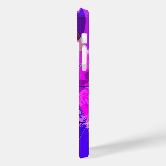 Blauw Violet Kleurrijke grunge textuur Case-Mate iPhone Case (Achterkant / Links)