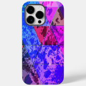 Blauw Violet Kleurrijke grunge textuur Case-Mate iPhone Case (Achterkant)