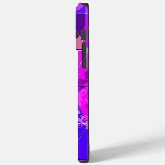 Blauw Violet Kleurrijke grunge textuur Case-Mate iPhone Case (Achterkant / Links)