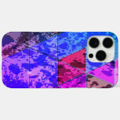 Blauw Violet Kleurrijke grunge textuur Case-Mate iPhone Case (Achterkant (horizontaal))