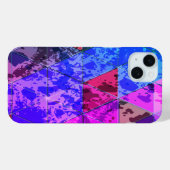 Blauw Violet Kleurrijke grunge textuur Case-Mate iPhone Case (Achterkant (horizontaal))