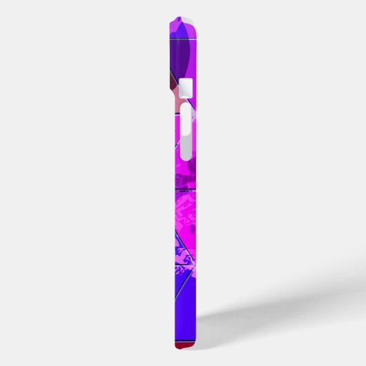 Blauw Violet Kleurrijke grunge textuur Case-Mate iPhone Case (Achterkant / Links)