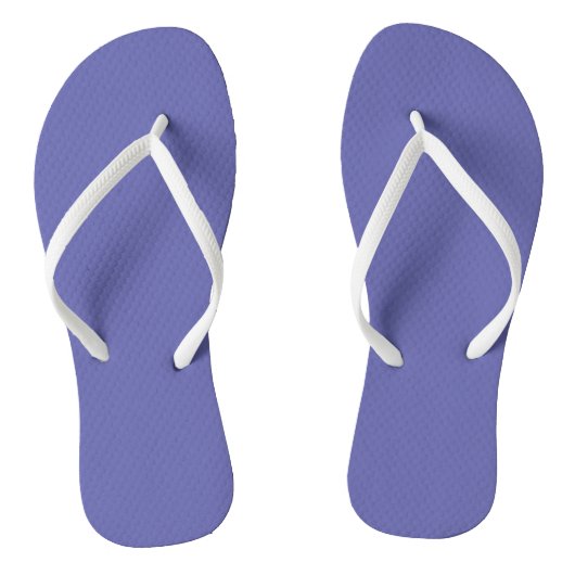 Blauw Violet Solid Color Teenslippers (Voetbed)