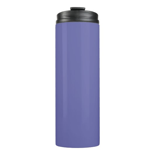 Blauw Violet Solid Color Thermosbeker (Voorkant)
