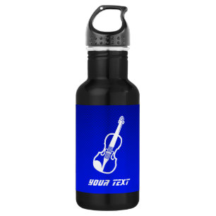 Blauw Violin Waterfles
