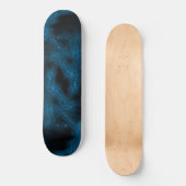 Blauw viruspatroon skateboard (Voorkant)