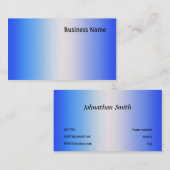 Blauw Visitekaartje (Voorkant / Achterkant)