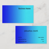 Blauw Visitekaartje (Voorkant / Achterkant)