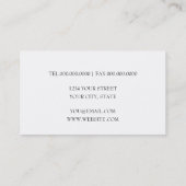 Blauw Visitekaartje (Achterkant)