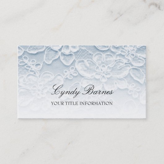 Blauw Visitekaartje (Voorkant)