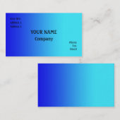 Blauw Visitekaartje (Voorkant / Achterkant)