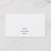 Blauw Visitekaartje (Achterkant)