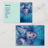 BLAUW VISITEKAARTJE (Voorkant / Achterkant)