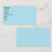 Blauw Visitekaartje (Voorkant / Achterkant)