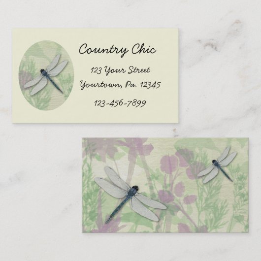 Blauw Visitekaartje (Voorkant / Achterkant)