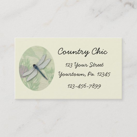 Blauw Visitekaartje (Voorkant)