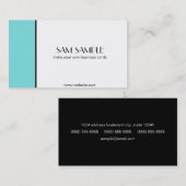 Blauw Visitekaartje (Voorkant / Achterkant)