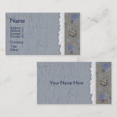 Blauw Visitekaartje (Voorkant / Achterkant)