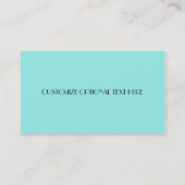 Blauw Visitekaartje (Achterkant)