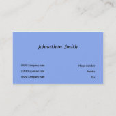 Blauw Visitekaartje (Achterkant)