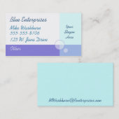 Blauw Visitekaartje (Voorkant / Achterkant)