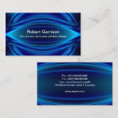 blauw visitekaartje (Voorkant / Achterkant)