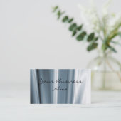 Blauw Visitekaartje (Staand voorkant)