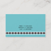 Blauw Visitekaartje (Achterkant)