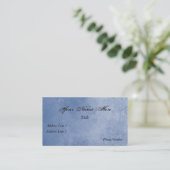 Blauw Visitekaartje van Floral (Staand voorkant)