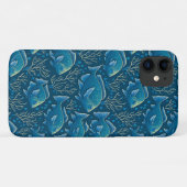 Blauw vispatroon Case-Mate iPhone case (Achterkant (horizontaal))