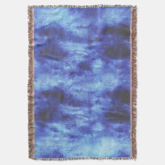 blauw vlak deken (Voorkant Verticaal)