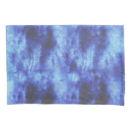 blauw vlak kussensloop