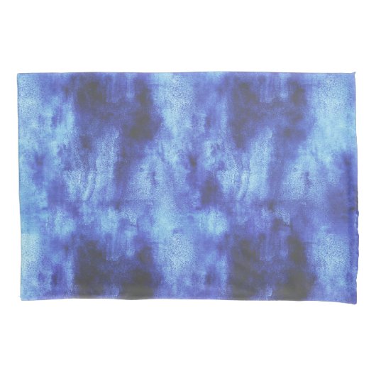 blauw vlak kussensloop (Voorkant)