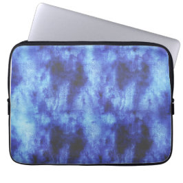blauw vlak laptop sleeve