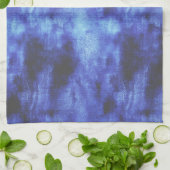 blauw vlak theedoek (Gevouwen)