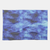 blauw vlak theedoek (Horizontaal)