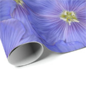 Blauw vlas naadloos patroon cadeaupapier (Rol Hoek)